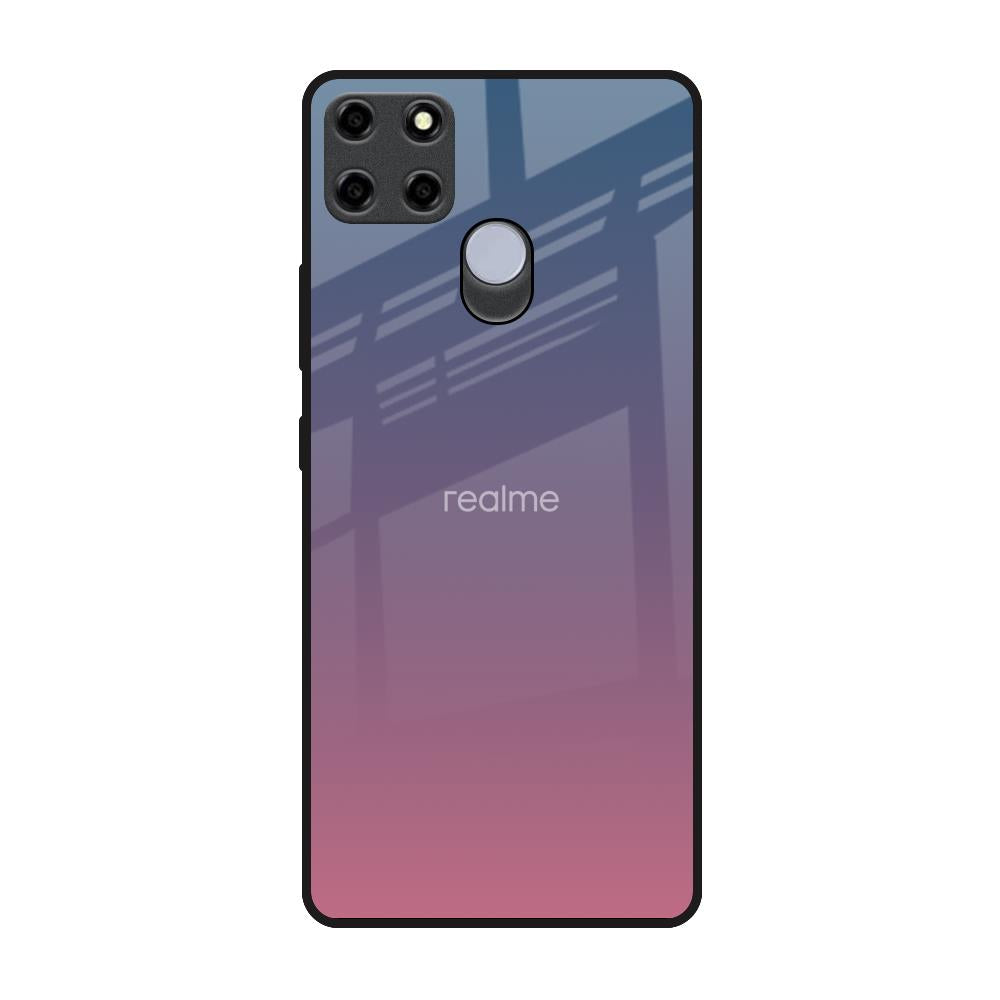 Pastel Gradient Realme C25 Glass Back Cover Online