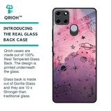 Space Doodles Glass Case for Realme C25