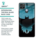 Cyan Bat Glass Case for Realme C25