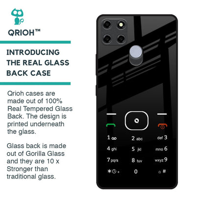 Classic Keypad Pattern Glass Case for Realme C25