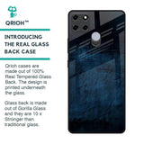 Dark Blue Grunge Glass Case for Realme C25