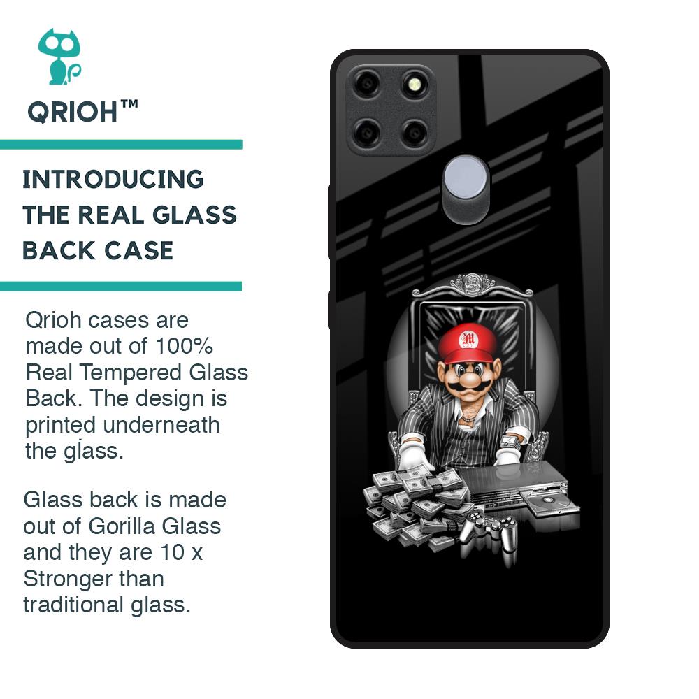 Dark Secret Glass Case for Realme C25