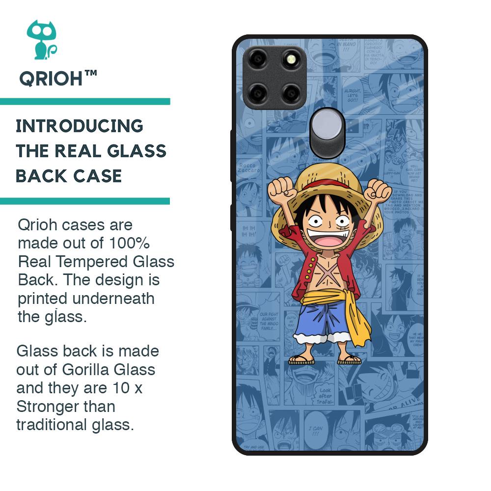 Chubby Anime Glass Case for Realme C25
