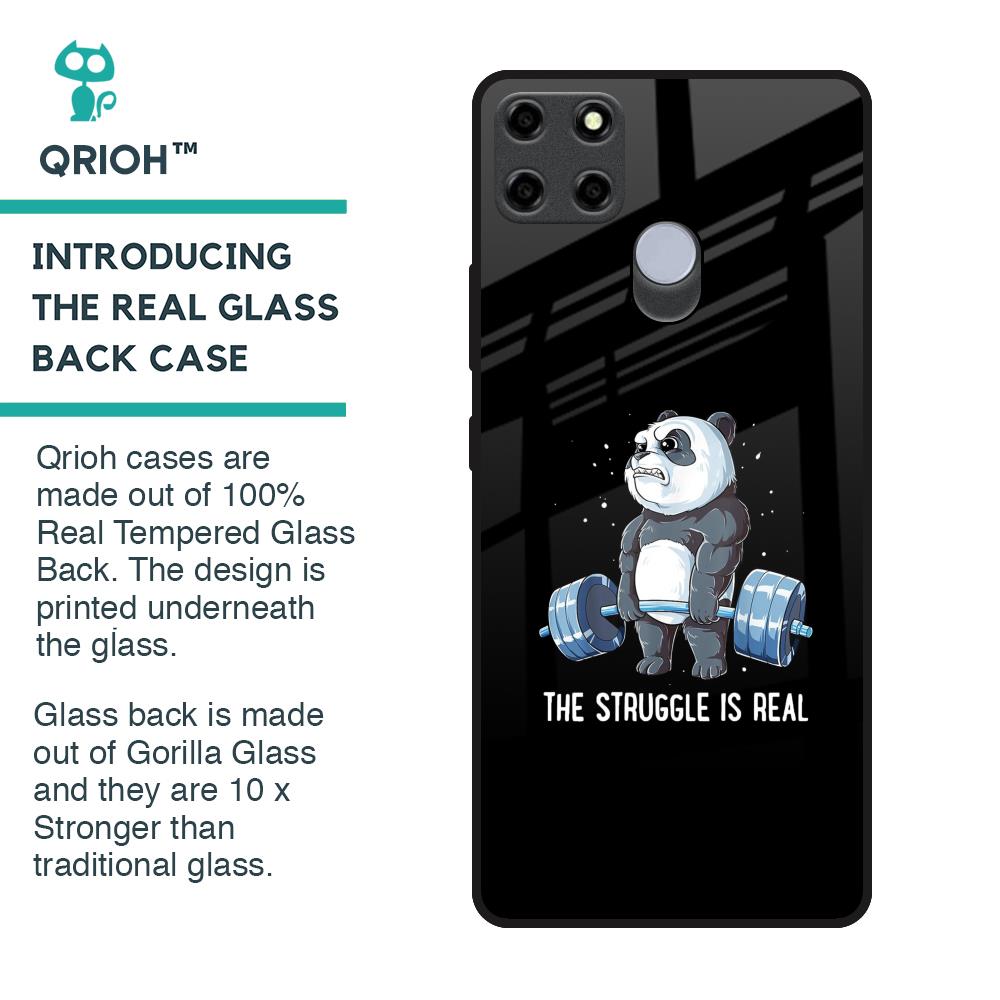 Real Struggle Glass Case for Realme C25