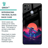 Retro Astronaut Glass Case for Realme C25