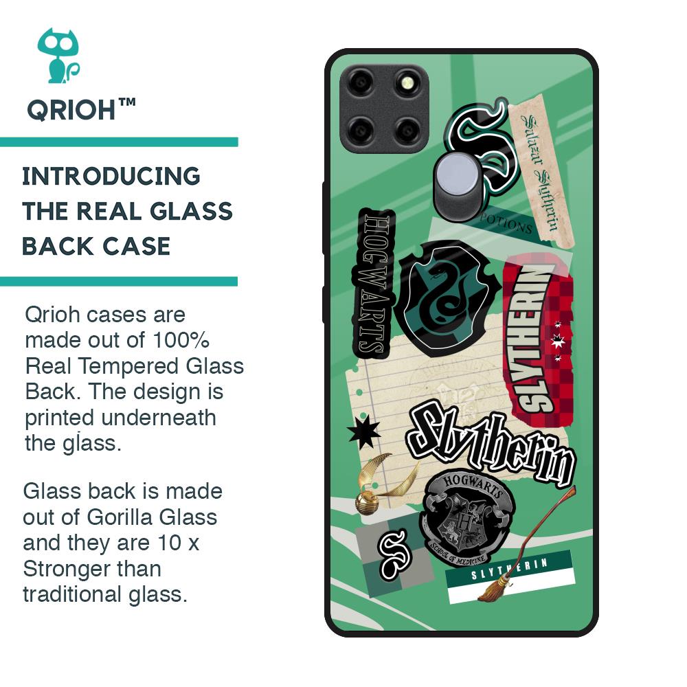 Slytherin Glass Case for Realme C25