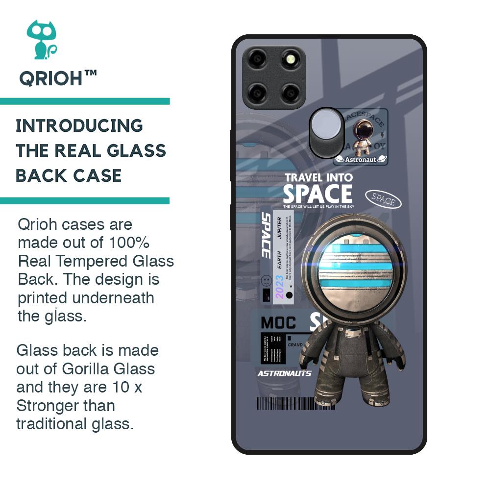 Space Travel Glass Case for Realme C25