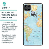 Travel Map Glass Case for Realme C25