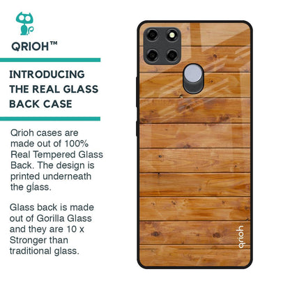 Timberwood Glass Case for Realme C25