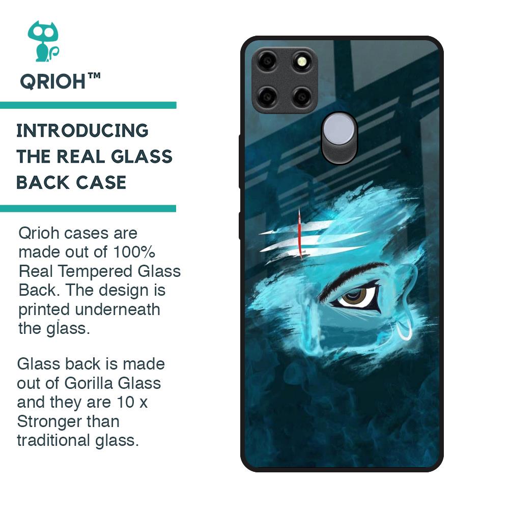 Power Of Trinetra Glass Case For Realme C25