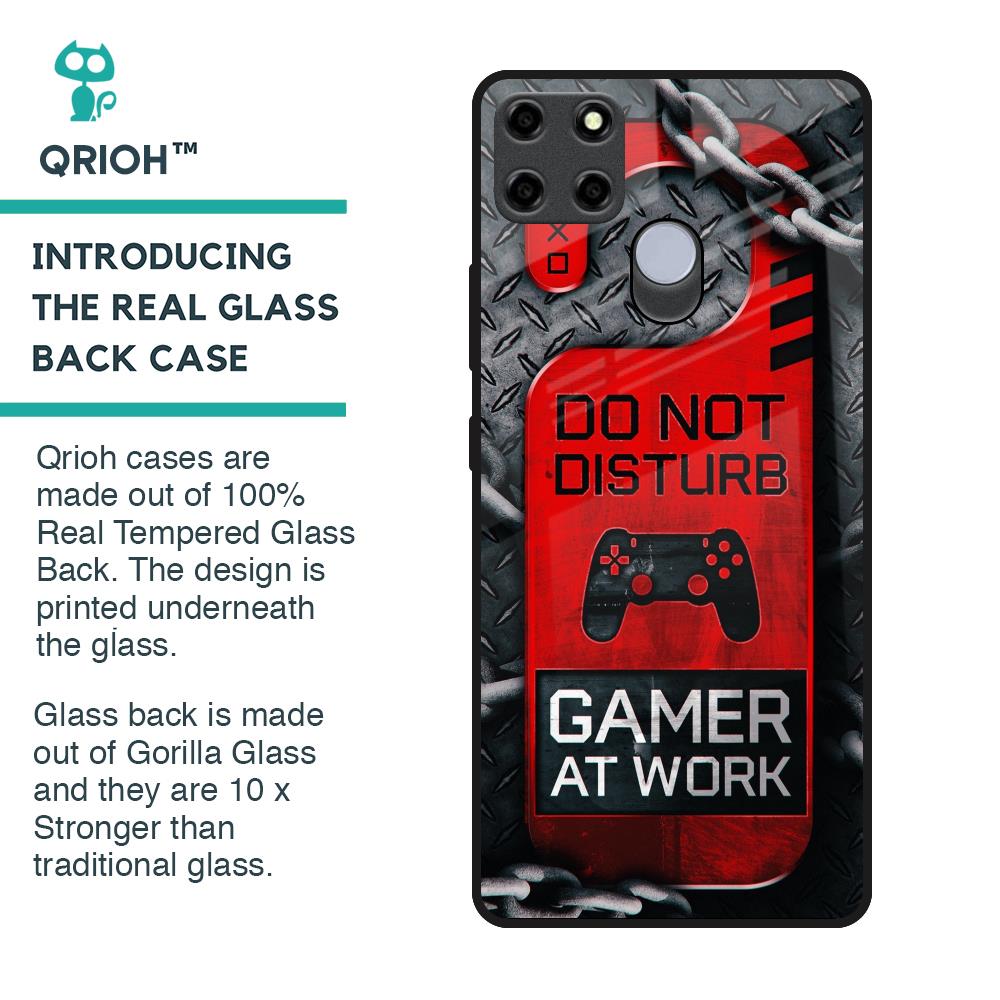 Do No Disturb Glass Case For Realme C25