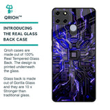 Techno Color Pattern Glass Case For Realme C25