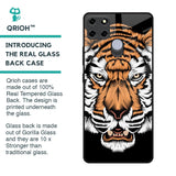 Angry Tiger Glass Case For Realme C25