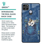 Kitty In Pocket Glass Case For Realme C25