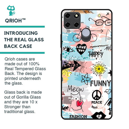 Just For You Glass Case For Realme C25