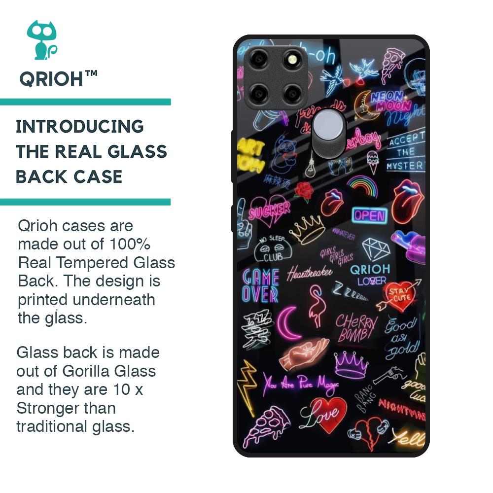 Accept The Mystery Glass Case for Realme C25