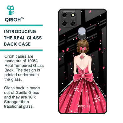 Fashion Princess Glass Case for Realme C25