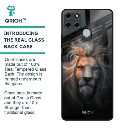 Devil Lion Glass Case for Realme C25