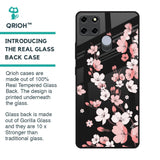 Black Cherry Blossom Glass Case for Realme C25
