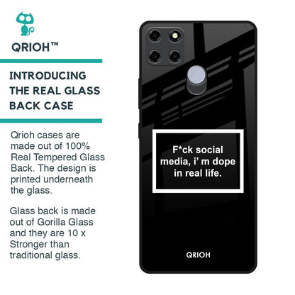 Dope In Life Glass Case for Realme C25