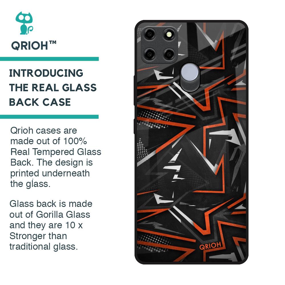 Vector Art Glass Case for Realme C25