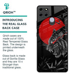 Red Moon Tiger Glass Case for Realme C25