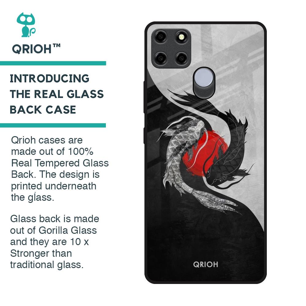 Japanese Art Glass Case for Realme C25