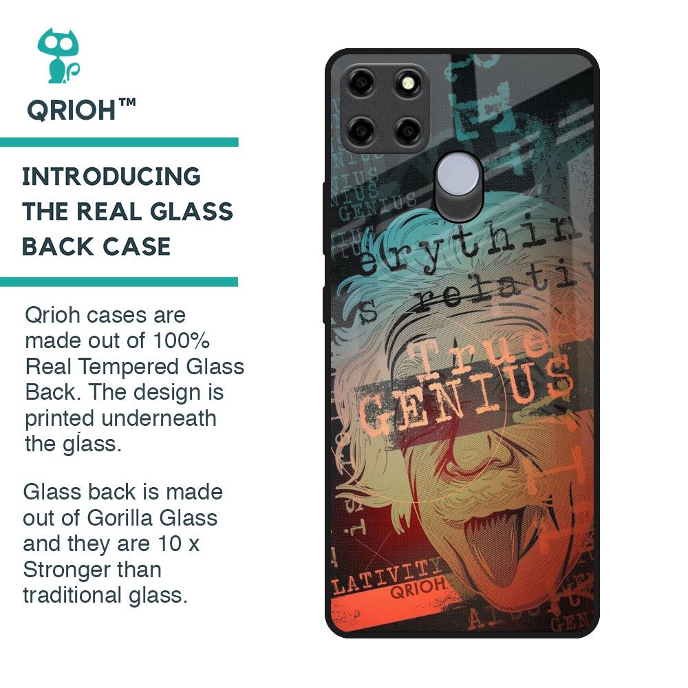 True Genius Glass Case for Realme C25