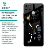 Luffy Line Art Glass Case for Realme C25