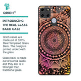 Floral Mandala Glass Case for Realme C25