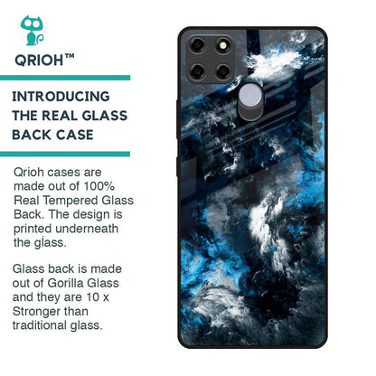 Cloudy Dust Glass Case for Realme C25