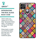 Multicolor Mandala Glass Case for Realme C25