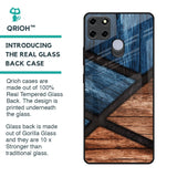 Wooden Tiles Glass Case for Realme C25