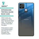 Blue Grey Ombre Glass Case for Realme C25