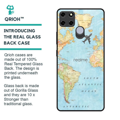 Fly Around The World Glass Case for Realme C25
