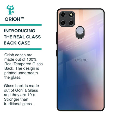 Blue Mauve Gradient Glass Case for Realme C25