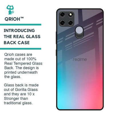 Rainbow Laser Glass Case for Realme C25