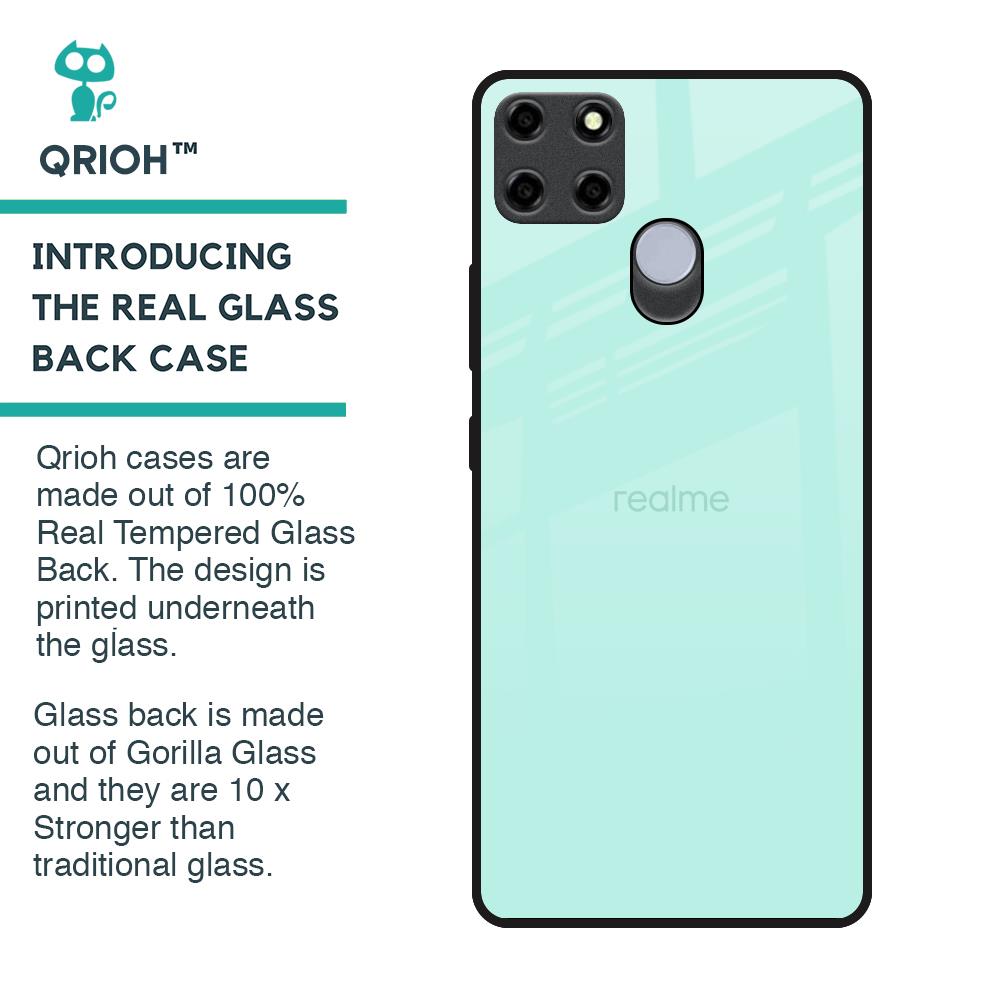 Teal Glass Case for Realme C25
