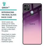 Purple Gradient Glass case for Realme C25