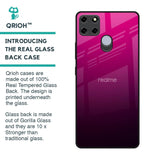 Purple Ombre Pattern Glass Case for Realme C25