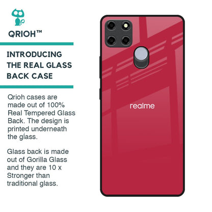 Solo Maroon Glass case for Realme C25