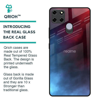 Smokey Watercolor Glass Case for Realme C25