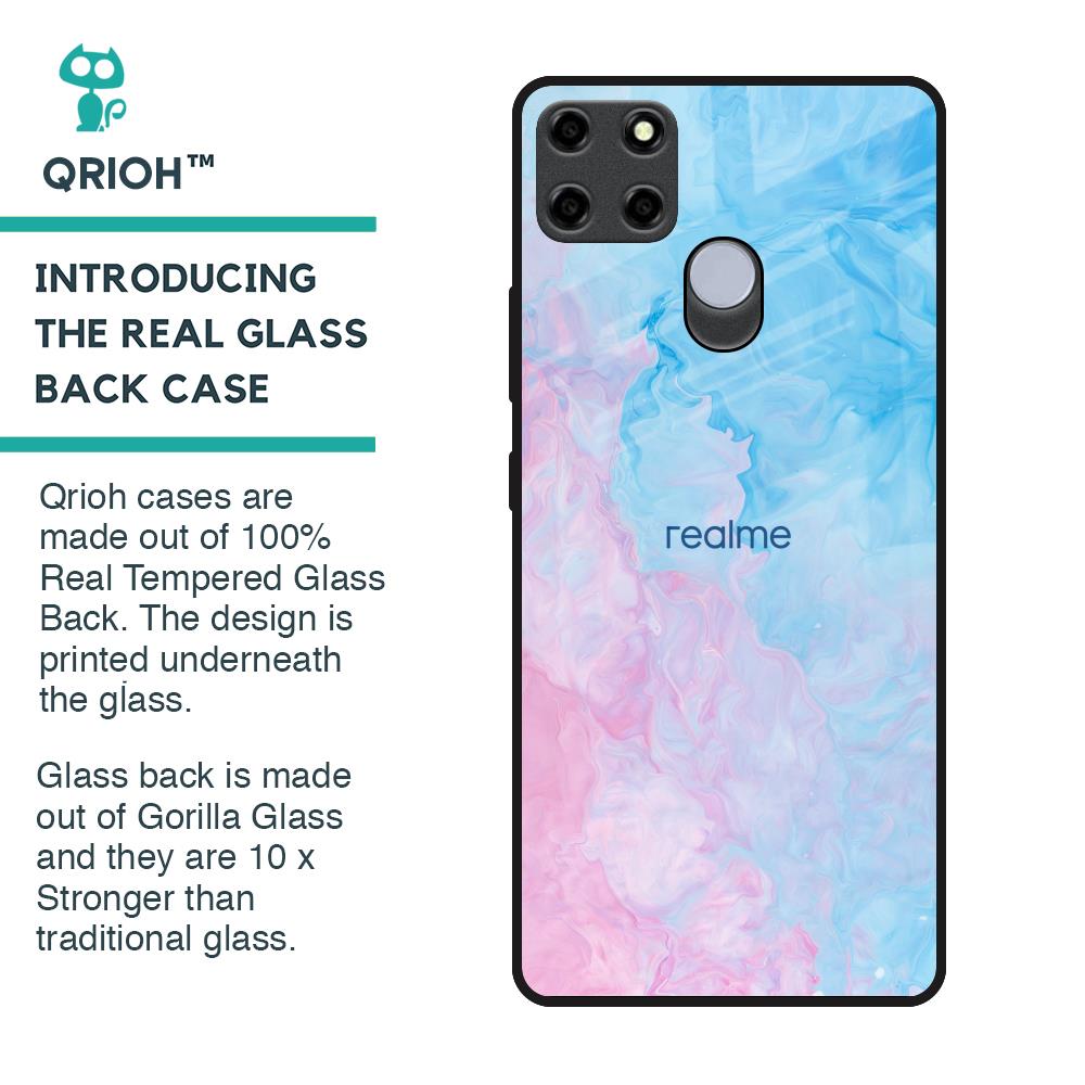 Mixed Watercolor Glass Case for Realme C25