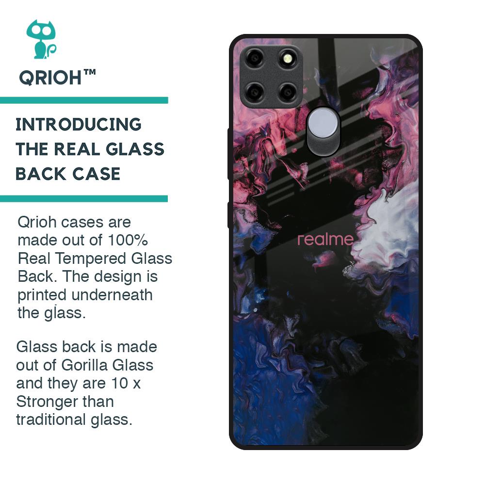Smudge Brush Glass case for Realme C25