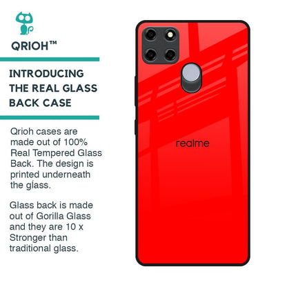 Blood Red Glass Case for Realme C25