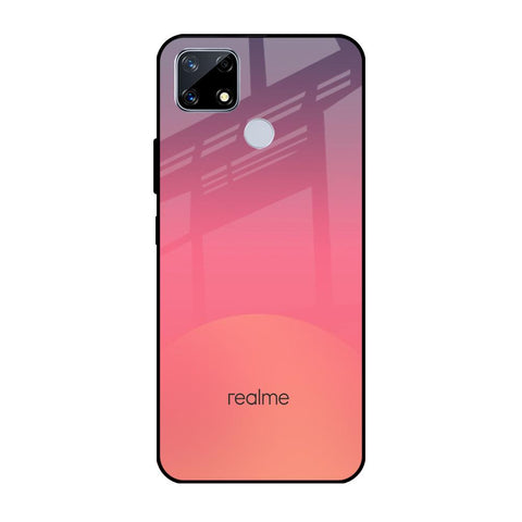 Sunset Orange Realme C25 Glass Cases & Covers Online