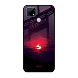 Morning Red Sky Realme C25 Glass Cases & Covers Online