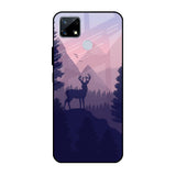 Deer In Night Realme C25 Glass Cases & Covers Online