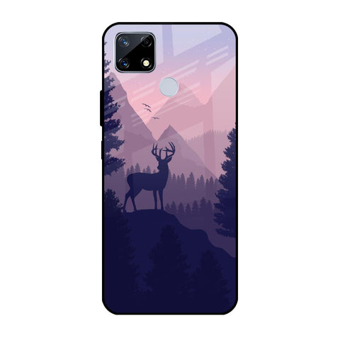 Deer In Night Realme C25 Glass Cases & Covers Online