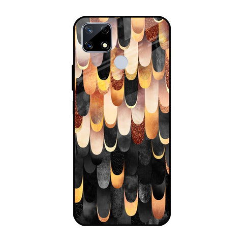 Bronze Abstract Realme C25 Glass Cases & Covers Online